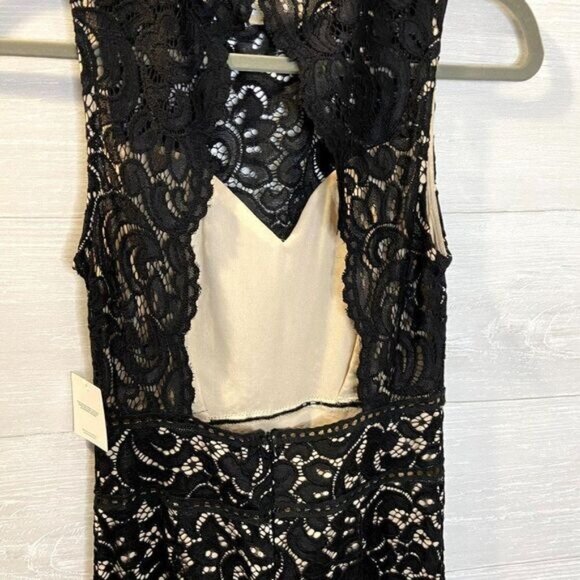 Bodycon Women Sleeveless Lace Handkerchief Hem Midi Dress by ONE ONE SIX‎ XS - Picture 11 of 11